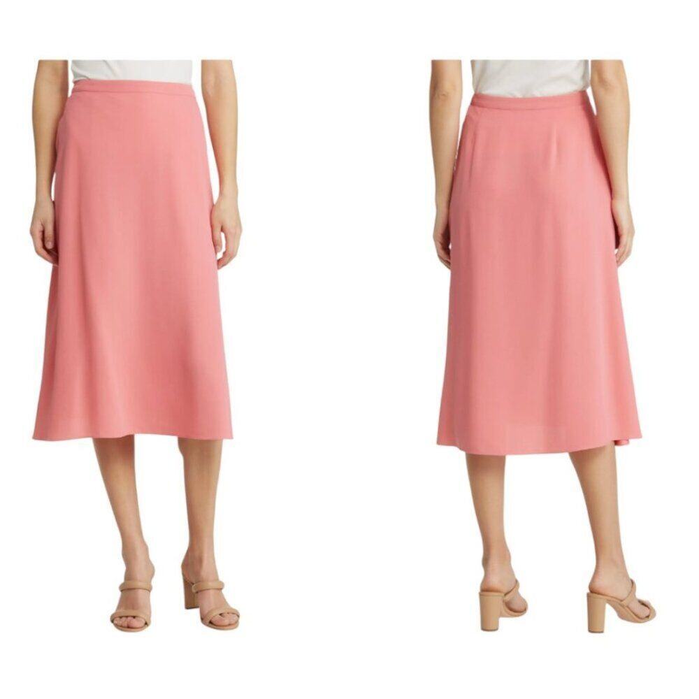 Nordstrom A-Line Skirt Pink Rose Size Small NWOT $89 MSRP